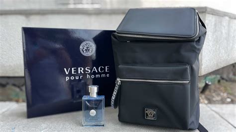 versace bag with perfume macy's|Macy's Versace perfume gift set.